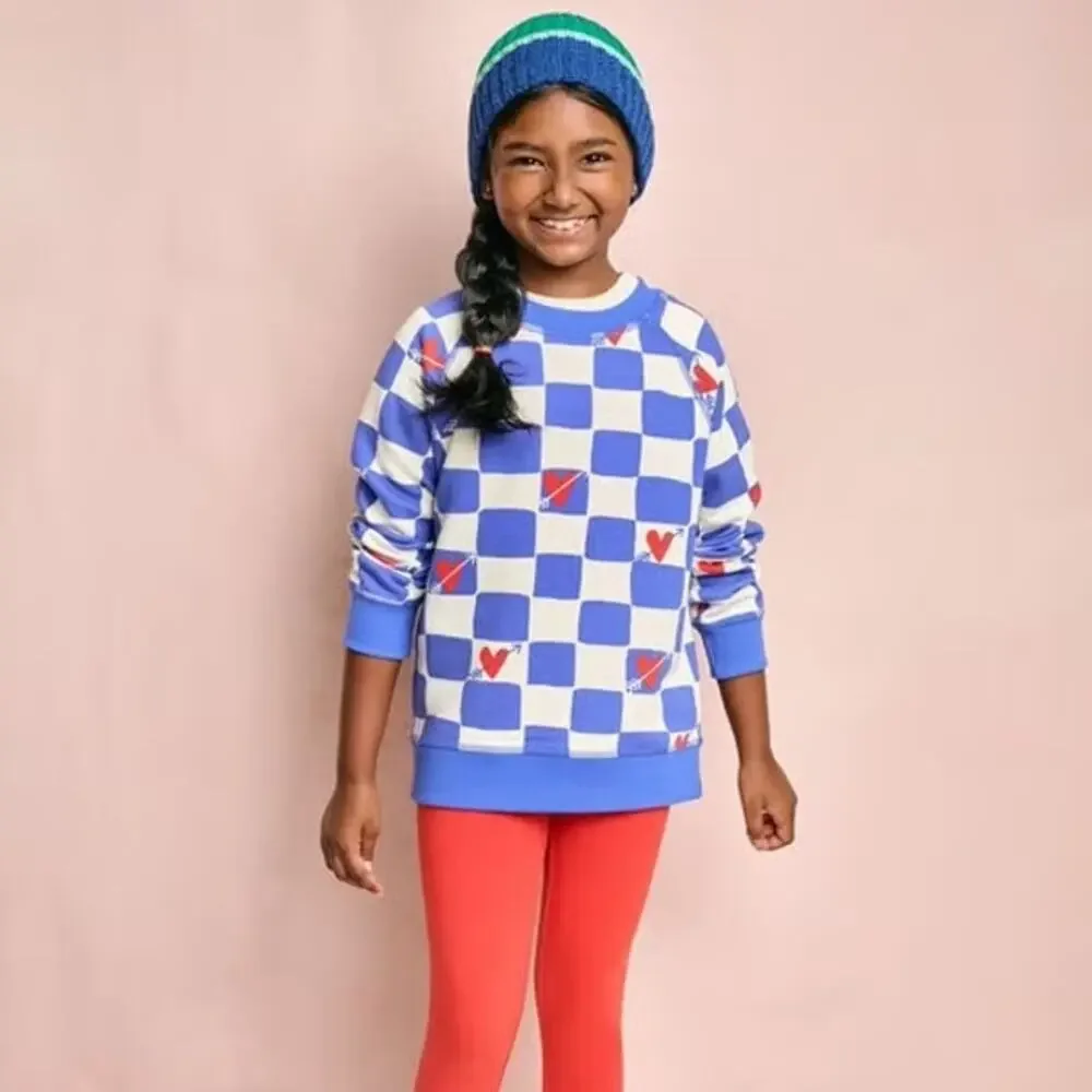 Hanna Andersson Kids 10 Red Heart Arrow Pullover Sweatshirt Valentine's Day